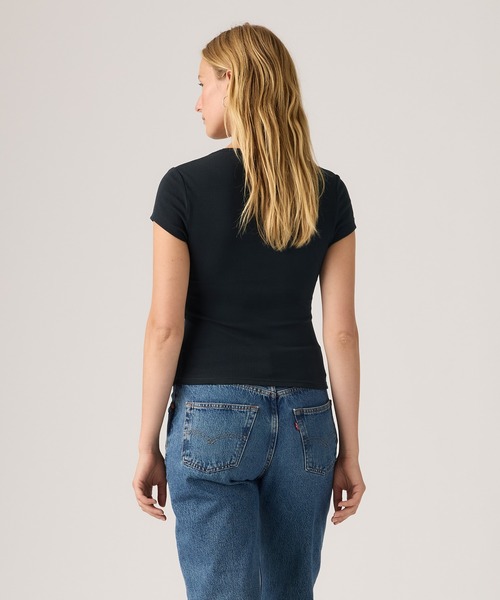 Levi's（リーバイス）の「Levi's/リーバイス DRY GOODS Tシャツ（Tシャツ/カットソー・レディース・ブラック・M/S/XS）」の2枚目の写真