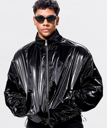 MUSCLE ARMED（マッスルアームド）の「ARMED グロッシージャケット [ブラック]（ナイロンジャケット）」