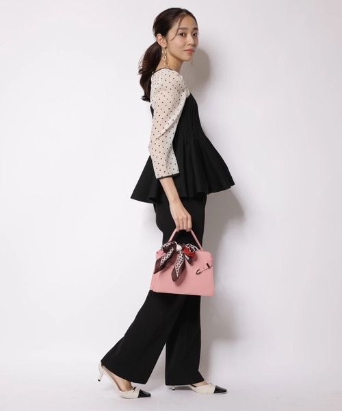 JUSGLITTY（ジャスグリッティー）の「ベーシック美脚パンツ（その他パンツ・レディース・ブラック・2/1/0）」の3枚目の写真