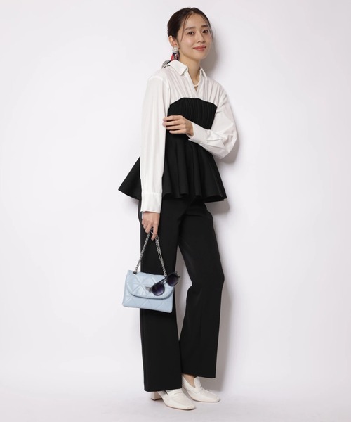 JUSGLITTY（ジャスグリッティー）の「ベーシック美脚パンツ（その他パンツ・レディース・ブラック・2/1/0）」の10枚目の写真