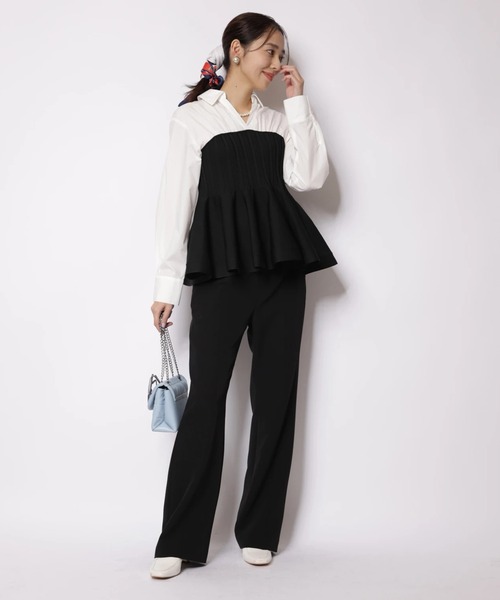 JUSGLITTY（ジャスグリッティー）の「ベーシック美脚パンツ（その他パンツ・レディース・ブラック・2/1/0）」の11枚目の写真