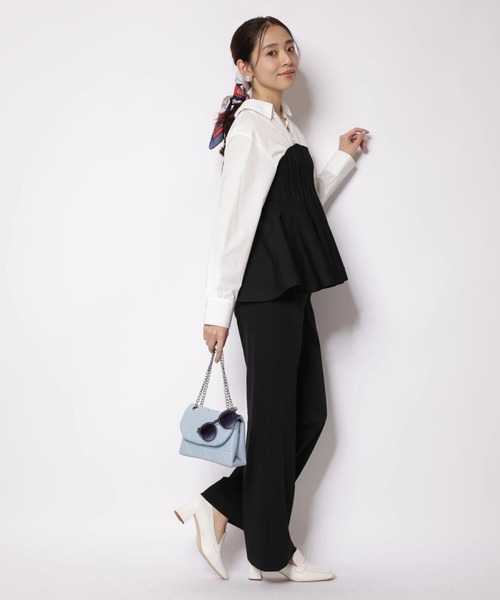 JUSGLITTY（ジャスグリッティー）の「ベーシック美脚パンツ（その他パンツ・レディース・ブラック・2/1/0）」の12枚目の写真