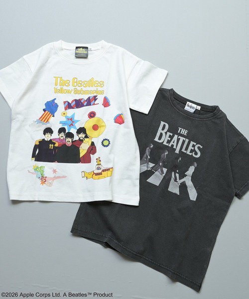 The Beatles(ザビートルズ)の「【The Beatles】別注プリントTシャツ(Tシャツ/カットソー・キッズ・ブラック/ホワイト・80/90/100/110/120/130/140/150)」の3枚目の写真