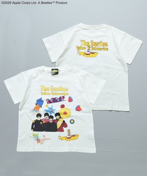 The Beatles(ザビートルズ)の「【The Beatles】別注プリントTシャツ(Tシャツ/カットソー・キッズ・ブラック/ホワイト・80/90/100/110/120/130/140/150)」の4枚目の写真