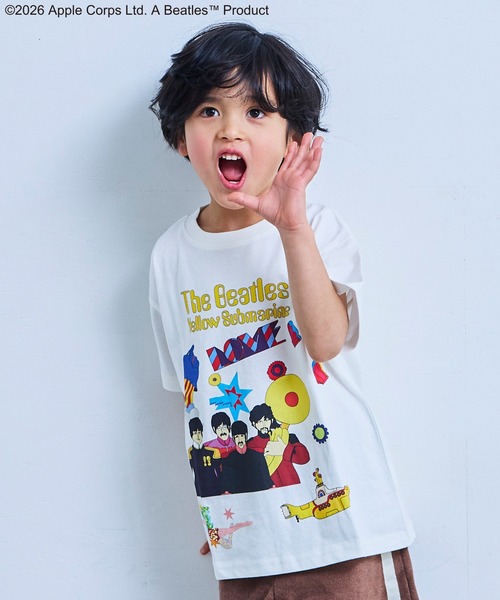 The Beatles(ザビートルズ)の「【The Beatles】別注プリントTシャツ(Tシャツ/カットソー・キッズ・ブラック/ホワイト・80/90/100/110/120/130/140/150)」の7枚目の写真