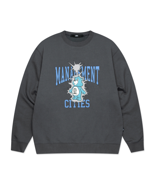 LMCの「THUNDER BEAR SWEATSHIRT charcoal(スウェット・レディース・その他・S/M/L/XL)」の1枚目の写真