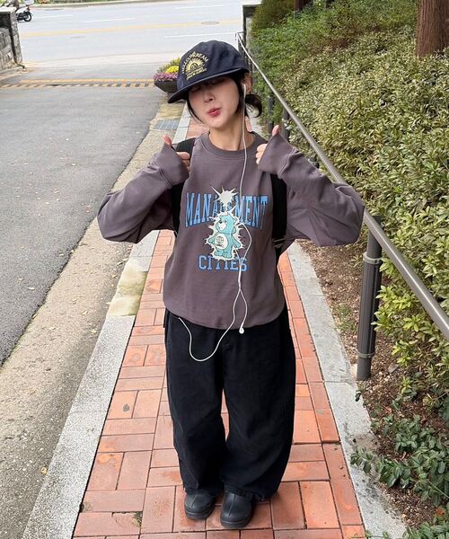 LMCの「THUNDER BEAR SWEATSHIRT charcoal(スウェット・レディース・その他・S/M/L/XL)」の7枚目の写真