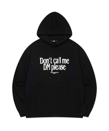 DM PLEASE HOODIE black
