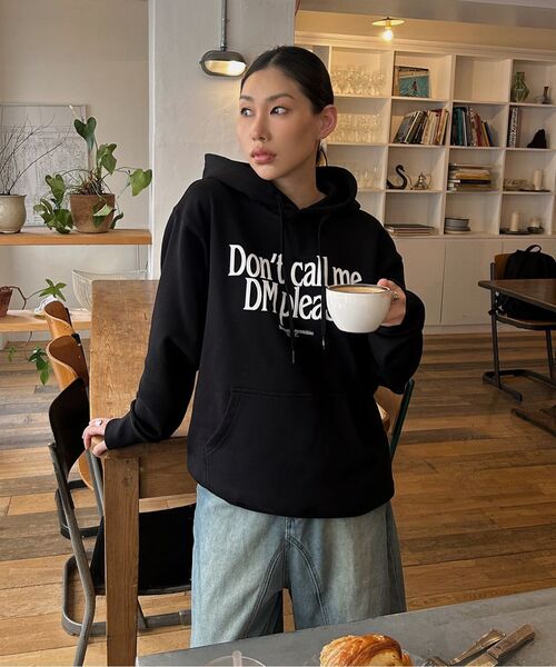 LMCの「DM PLEASE HOODIE black(パーカー・レディース・その他・S/M/L/XL)」の2枚目の写真