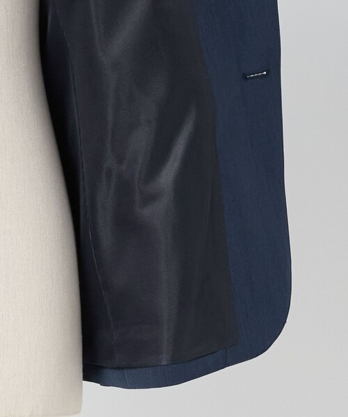 green label relaxing(グリーンレーベルリラクシング)の「A+ TWPU トロピカル無地 2B スリム セットアップ ジャケット -ウォッシャブル・ストレッチ-(スーツジャケット・メンズ・ブラック/ネイビー/ダークグレー/ロイヤルブルー/ダークブラウン・S/XXL/L/XL/M)」の18枚目の写真
