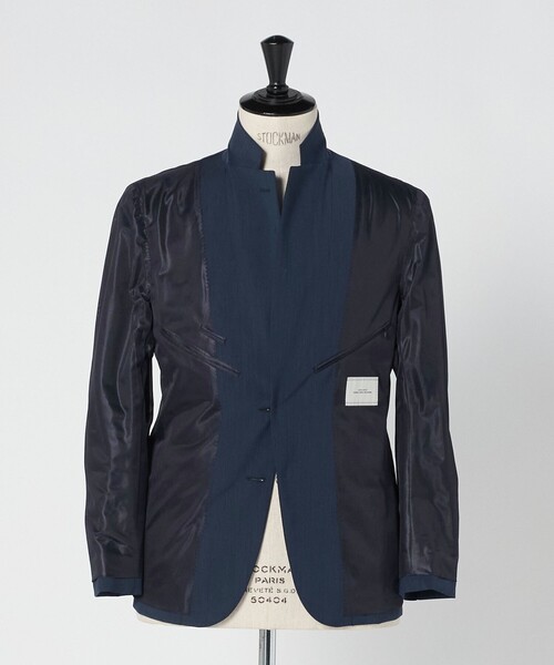 green label relaxing(グリーンレーベルリラクシング)の「A+ TWPU トロピカル無地 2B スリム セットアップ ジャケット -ウォッシャブル・ストレッチ-(スーツジャケット・メンズ・ブラック/ネイビー/ダークグレー/ロイヤルブルー/ダークブラウン・S/XXL/L/XL/M)」の21枚目の写真