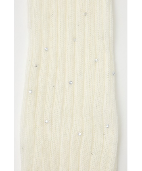 rienda（リエンダ）の「ストーン付きシアーソックス（ソックス/靴下・レディース・グレー/ホワイト・FREE）」の9枚目の写真