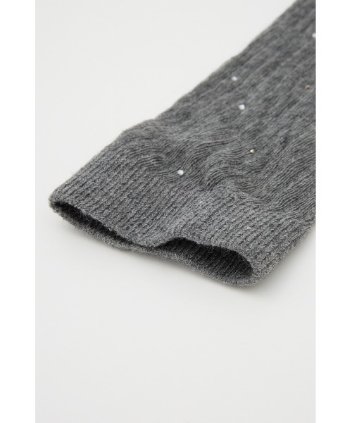 rienda（リエンダ）の「ストーン付きシアーソックス（ソックス/靴下・レディース・グレー/ホワイト・FREE）」の15枚目の写真