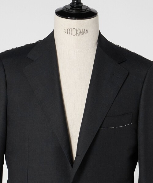 UNITED ARROWS（ユナイテッドアローズ）の「サージ シングル 3ボタン スーツ REGULAR MODEL（セットアップ・メンズ・ダークグレー・48/46/50）」の13枚目の写真