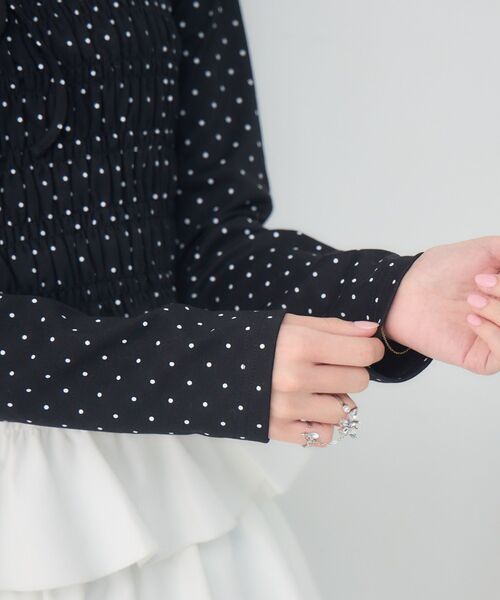 ems excite（エムズエキサイト）の「シャーリングインナーCT（Tシャツ/カットソー・レディース・ブルー系その他/ホワイト系その他/ブラック系その他4/オフホワイト・FREE）」の8枚目の写真