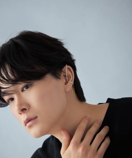 Jouete（ジュエッテ）の「[トーンカフス] チェーン コンビカラー（イヤーカフ・レディース・ゴールド系その他・FREE）」の2枚目の写真