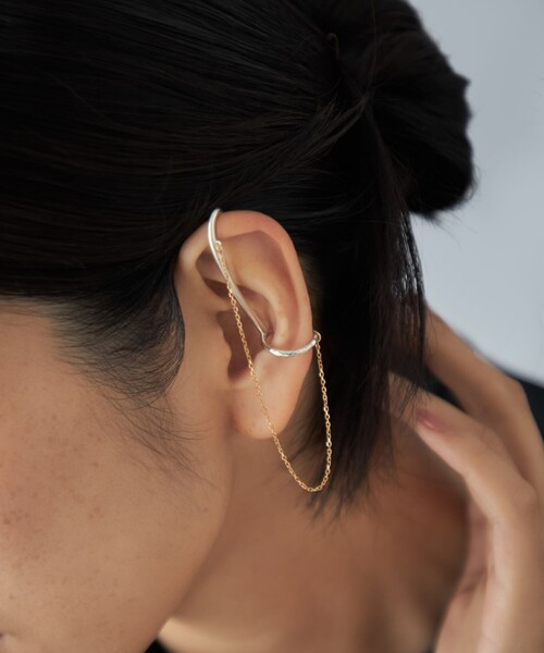 Jouete（ジュエッテ）の「[トーンカフス] チェーン コンビカラー（イヤーカフ・レディース・ゴールド系その他・FREE）」の4枚目の写真