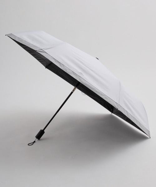 MIZUNO（ミズノ　）の「【WEB限定】遮光100％ 高遮熱 晴雨兼用 折りたたみ日傘 自動開閉 ヒートブロック（折りたたみ傘・レディース・ホワイト/ライトグレー/グレー・FREE）」の15枚目の写真