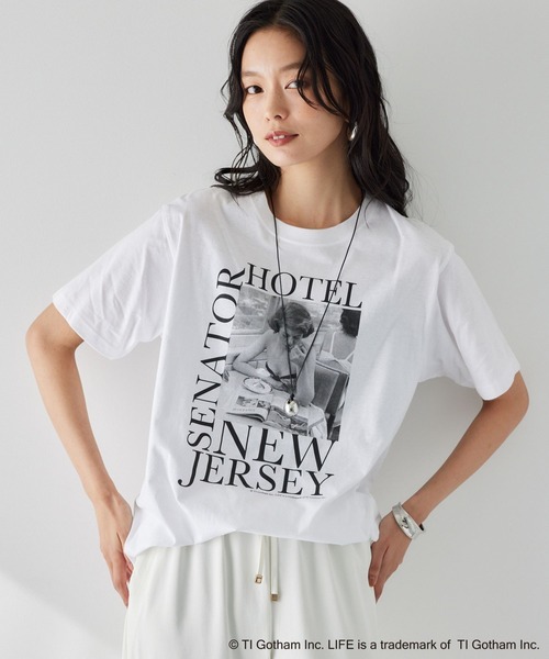 GOOD ROCK SPEED（グッドロックスピード）の「LIFE PICTURE COLLECTION別注 / HOTEL T（Tシャツ/カットソー・レディース・ホワイト・FREE）」の2枚目の写真