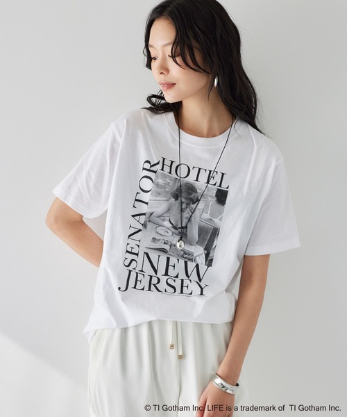 GOOD ROCK SPEED（グッドロックスピード）の「LIFE PICTURE COLLECTION別注 / HOTEL T（Tシャツ/カットソー・レディース・ホワイト・FREE）」の3枚目の写真