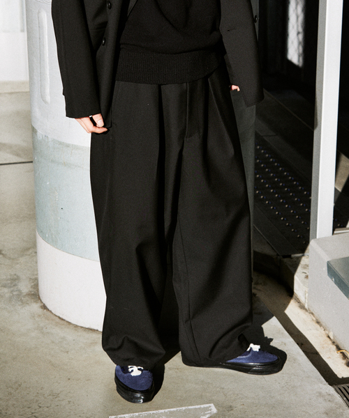 JOURNAL STANDARD(ジャーナルスタンダード)の「TW ツイル オーバー パンツ(その他パンツ・メンズ・チャコールグレー/ブラック/チョコ・SMALL/MEDIUM/LARGE)」の9枚目の写真