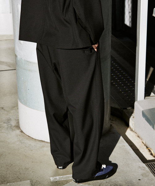 JOURNAL STANDARD(ジャーナルスタンダード)の「TW ツイル オーバー パンツ(その他パンツ・メンズ・チャコールグレー/ブラック/チョコ・SMALL/MEDIUM/LARGE)」の12枚目の写真