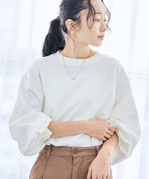 【リニューアル】USAコットン ボリュームスリーブロンT