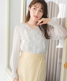 MISCH MASCH | 2026春夏新作 フリルレイヤードブラウス(シャツ/ブラウス)