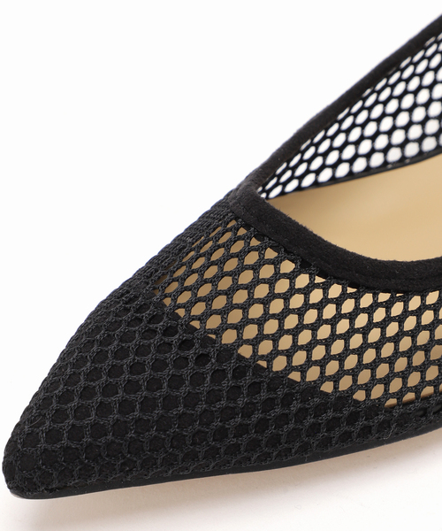 LE TALON(ルタロン)の「《追加3》ポインテッドネットフラット(その他シューズ・レディース・ブラック×ブラック/ブラウン/アイボリー/サックスブルー・21/21.5/22cm/22.5cm/23cm/23.5cm/24cm/24.5cm/25cm/25.5cm)」の21枚目の写真