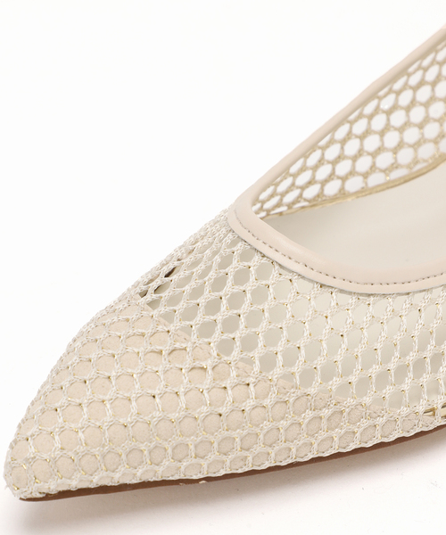 LE TALON(ルタロン)の「《追加3》ポインテッドネットフラット(その他シューズ・レディース・ブラック×ブラック/ブラウン/アイボリー/サックスブルー・21/21.5/22cm/22.5cm/23cm/23.5cm/24cm/24.5cm/25cm/25.5cm)」の22枚目の写真