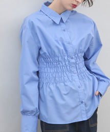 ブロードシャーリングシャツ