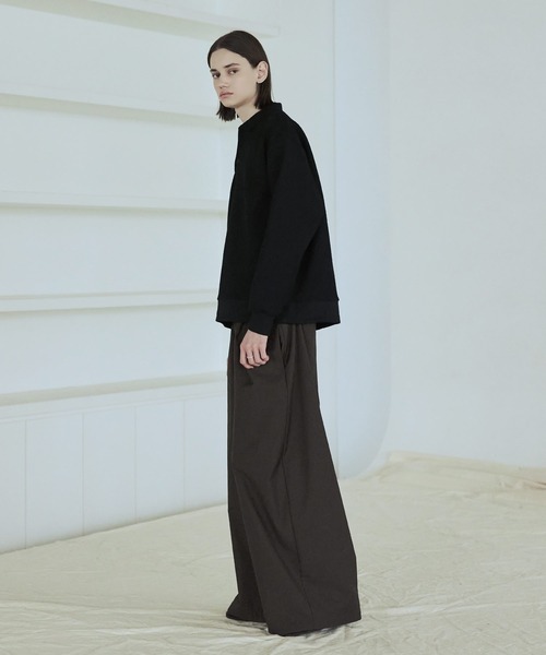 ASTRONOMY（アストロノミー）の「リラクシングショート丈ポロスウェット（スウェット・メンズ・ネイビー/ブラウン/グレー/ブラック・S/M/L/XL）」の14枚目の写真