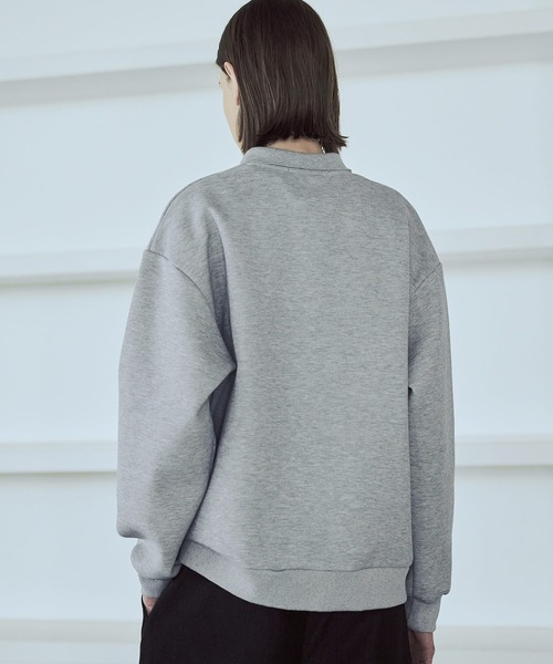 ASTRONOMY（アストロノミー）の「リラクシングショート丈ポロスウェット（スウェット・メンズ・ネイビー/ブラウン/グレー/ブラック・S/M/L/XL）」の20枚目の写真