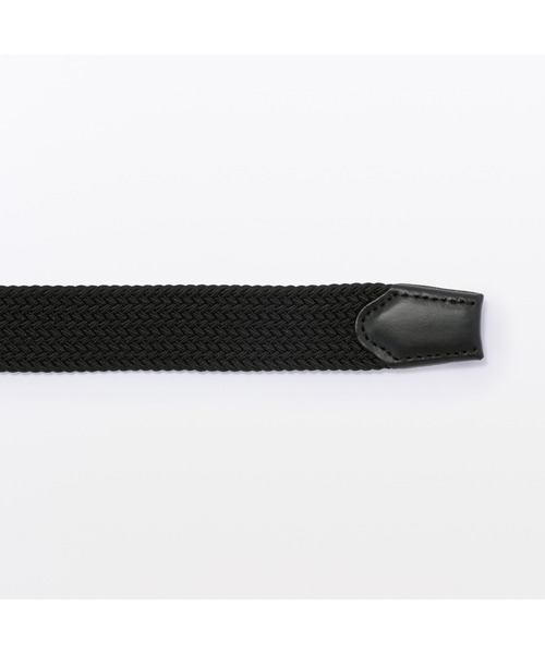 無印良品(ムジルシリョウヒン)の「自由な位置で留められる ストレッチベルト(ベルト・メンズ・ブラック・FREE)」の4枚目の写真