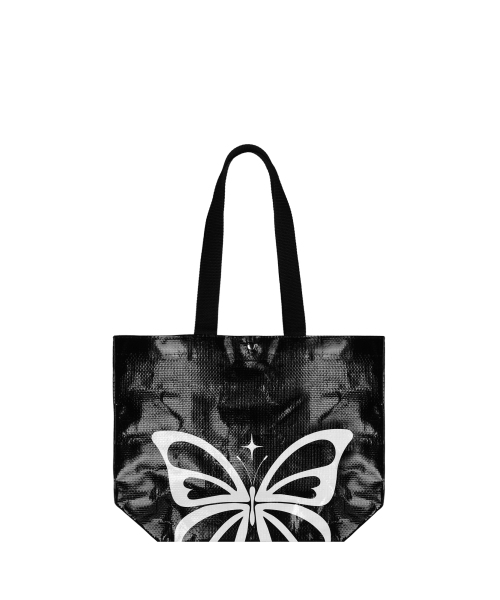 NICK&NICOLE(ニックアンドニコール)の「SIGNATURE BUTTERFLY REUSABLE BAG_BLACK(ショルダーバッグ・レディース・その他・FREE)」の1枚目の写真