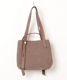 LORISTELLA | 【LORISTELLA】ラフィアデイリー トートバッグレザーハンドル(Q66424)(トートバッグ)