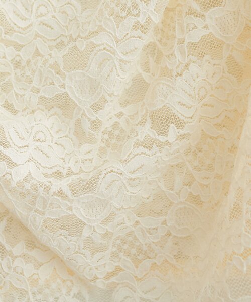 natural couture（ナチュラルクチュール）の「ドレープレースプルオーバー（Tシャツ/カットソー・レディース・チャコールグレー/オフホワイト/ブラック・FREE）」の12枚目の写真