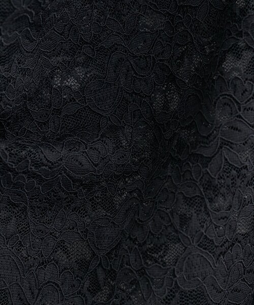 natural couture（ナチュラルクチュール）の「ドレープレースプルオーバー（Tシャツ/カットソー・レディース・チャコールグレー/オフホワイト/ブラック・FREE）」の6枚目の写真