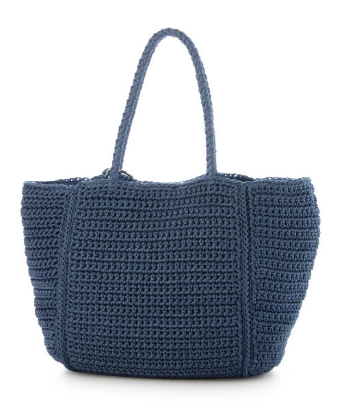 cache cache(カシュ カシュ)の「カシュカシュ cachecache / ベーシッククロッシェトート カゴバッグ(トートバッグ・レディース・グレー/ブルー/ブラック・FREE)」の12枚目の写真