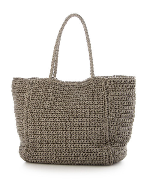 cache cache(カシュ カシュ)の「カシュカシュ cachecache / ベーシッククロッシェトート カゴバッグ(トートバッグ・レディース・グレー/ブルー/ブラック・FREE)」の22枚目の写真