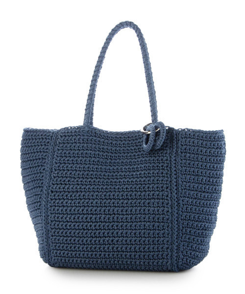cache cache(カシュ カシュ)の「カシュカシュ cachecache / ベーシッククロッシェトート カゴバッグ(トートバッグ・レディース・グレー/ブルー/ブラック・FREE)」の13枚目の写真