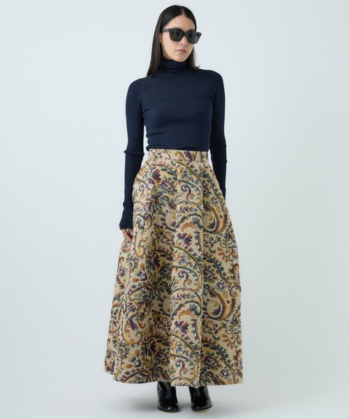 Chaos（カオス）の「Chaos(カオス)/ インセタローワスカート（スカート・レディース・ベージュ・38/36）」の2枚目の写真