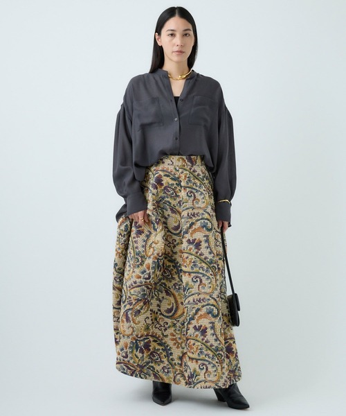 Chaos（カオス）の「Chaos(カオス)/ インセタローワスカート（スカート・レディース・ベージュ・38/36）」の9枚目の写真