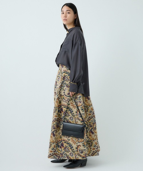 Chaos（カオス）の「Chaos(カオス)/ インセタローワスカート（スカート・レディース・ベージュ・38/36）」の8枚目の写真