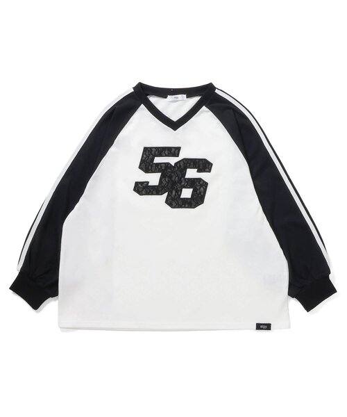 algy（アルジー）の「レースナンバリングBIGロンT（Tシャツ/カットソー・キッズ・ピンク/ネイビー/ブラック・160/150/140/130）」の11枚目の写真