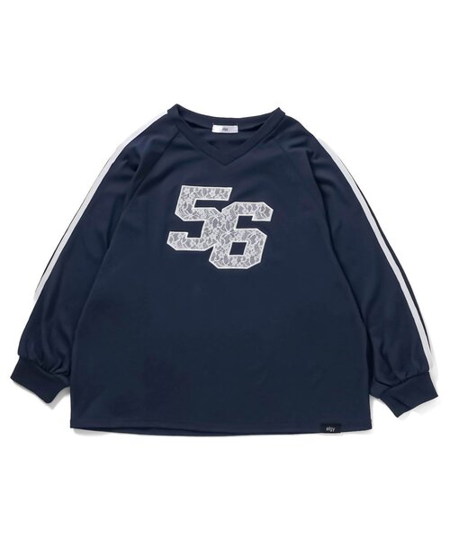 algy（アルジー）の「レースナンバリングBIGロンT（Tシャツ/カットソー・キッズ・ピンク/ネイビー/ブラック・160/150/140/130）」の10枚目の写真