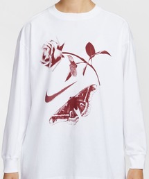 ナイキ スポーツウェア ウィメンズ オーバーサイズド ロングスリーブ Tシャツ / Nike Sportswear Women's Oversized Long-Sleeved T-Shirt IH7696-100 White