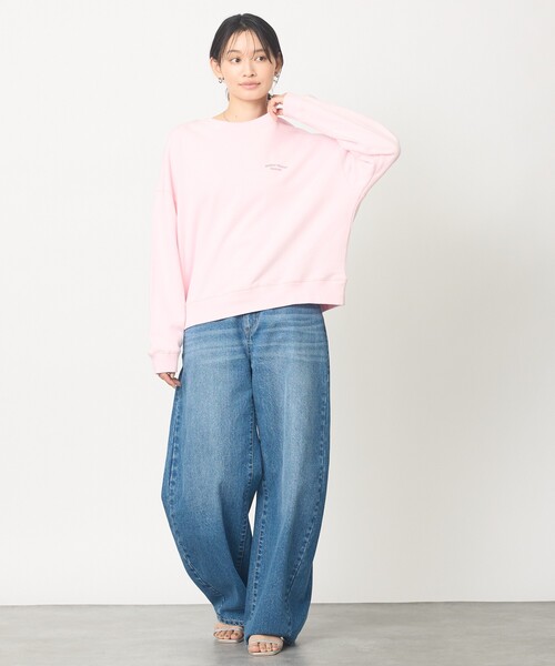 abahouse mavie(アバハウスマヴィ)の「【軽やか素材】ロゴスウェット/長袖/トレーナー/バックプリント/春カラー(スウェット・レディース・サックスブルー/チャコールグレー/グレー/ピンク・フリー)」の12枚目の写真