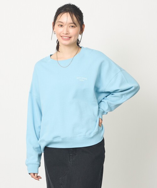 abahouse mavie(アバハウスマヴィ)の「【軽やか素材】ロゴスウェット/長袖/トレーナー/バックプリント/春カラー(スウェット・レディース・サックスブルー/チャコールグレー/グレー/ピンク・フリー)」の20枚目の写真