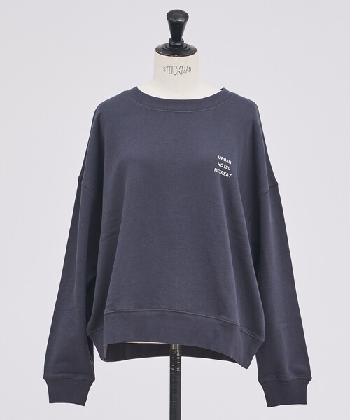 abahouse mavie（アバハウスマヴィ）の「【裏毛】ロゴスウェット/長袖/トレーナー/バックプリント/春カラー（スウェット・レディース・サックスブルー/チャコールグレー/グレー/ピンク・フリー）」の19枚目の写真